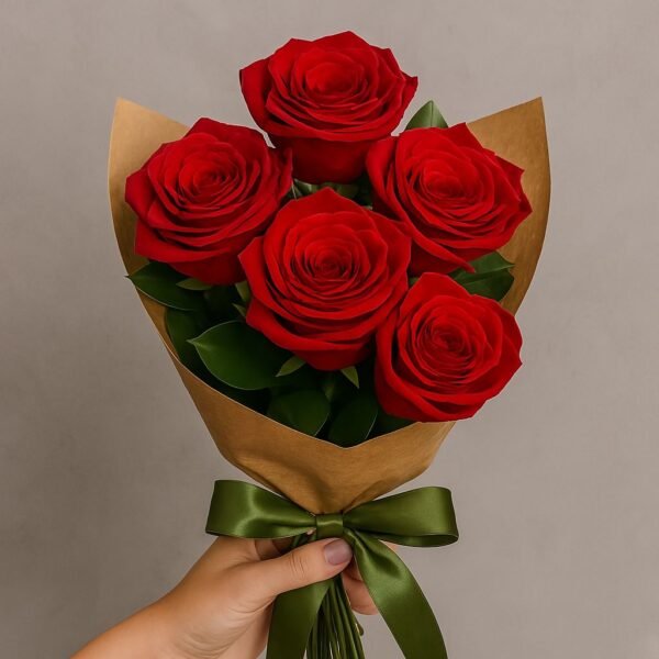 5 Rosas Vermelhas